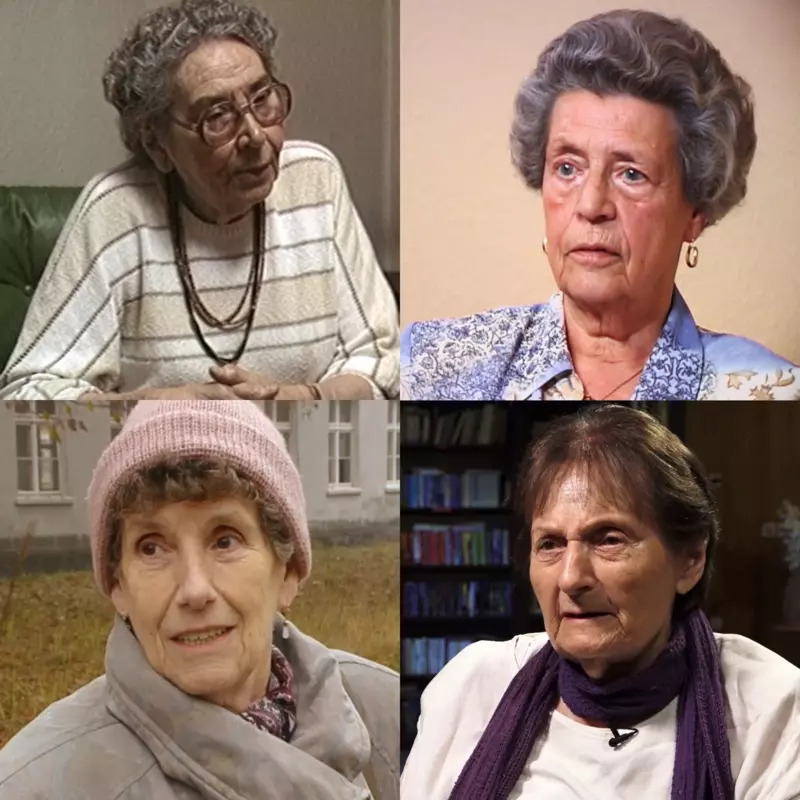 Fotocollage von vier Frauenportraits, Ausschnitte aus Videoaufnahmen.